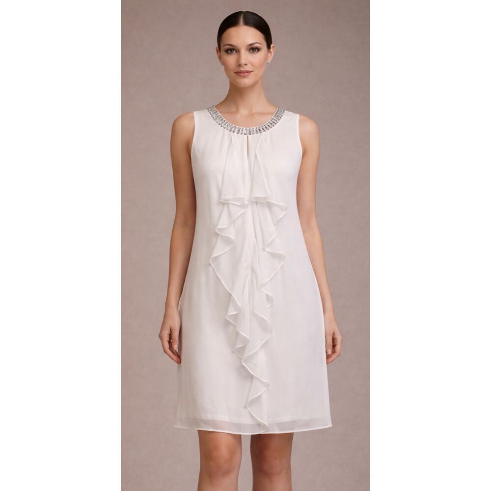 BCBG Max Azria Dress Cocktail Party Bridal white Dress-Size S-NWT
